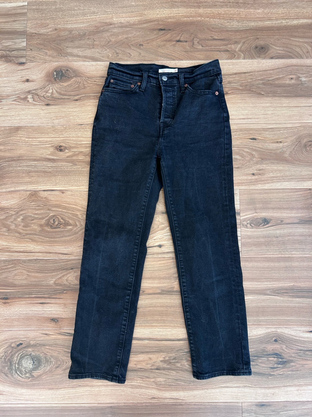 Levi’s wedgie straight leg High-Rise Straight Leg Women's Jeans - Black 28